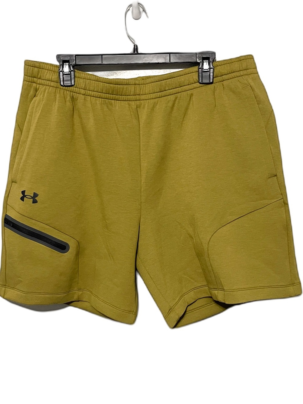 Under Armour Unstoppable Fleece Shorts Army Green Loose NWT Mens XL
